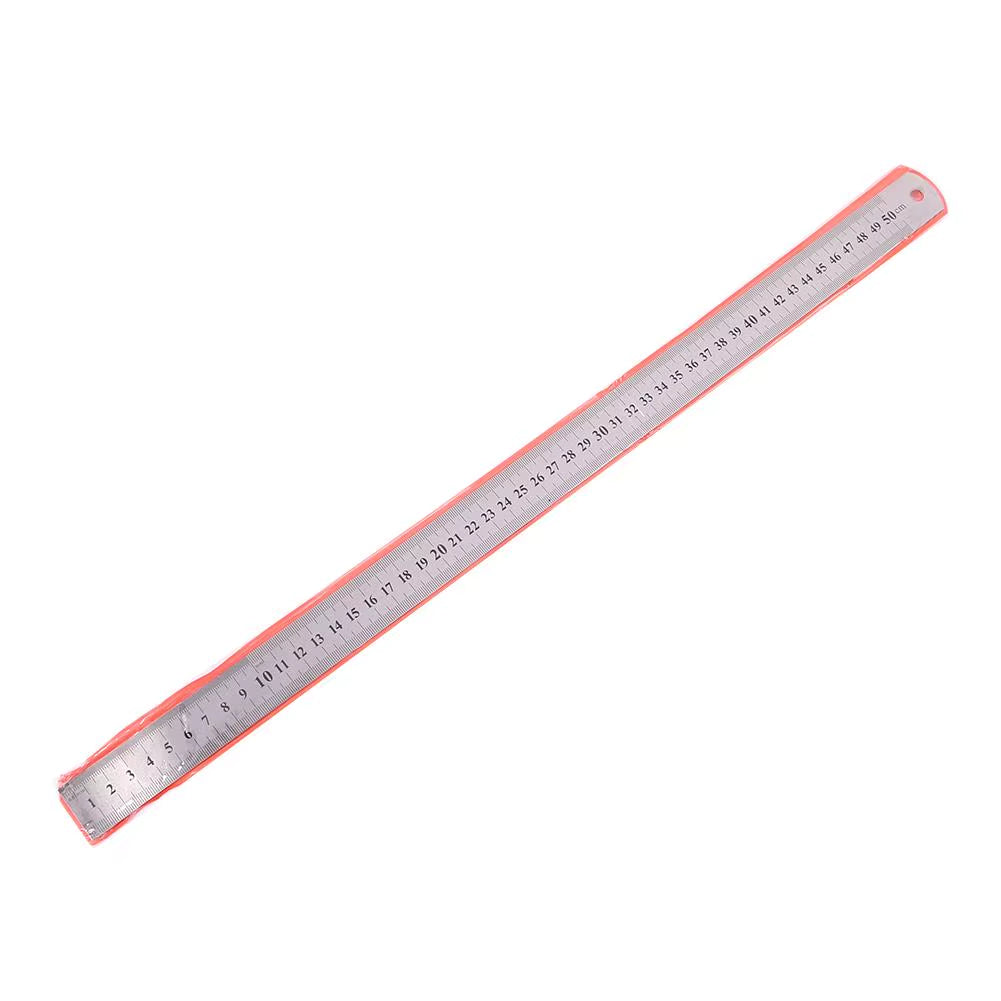 Metal Straight Ruler Stainless Steel Ruler Stationery Drafting Supplies Hand Tools Precision Double Sided Measuring Tool