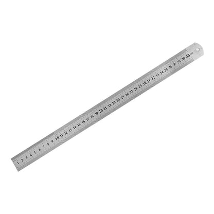 Metal Straight Ruler Stainless Steel Ruler Stationery Drafting Supplies Hand Tools Precision Double Sided Measuring Tool